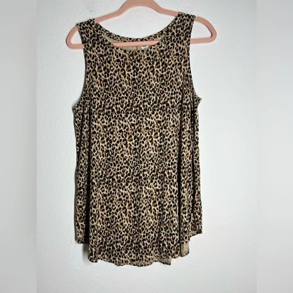 Old Navy Women's Leopard print Camis Tank Top Size L